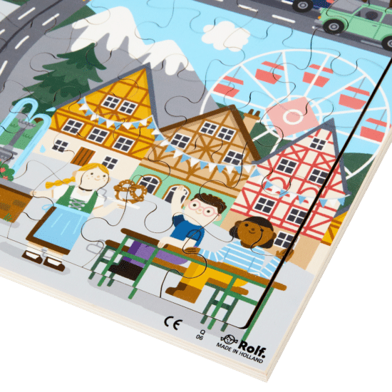 Wooden educational country puzzle germany Rolf