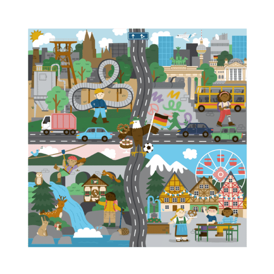 Wooden educational country puzzle germany Rolf