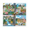 Hölzernes pädagogisches Länderpuzzle Deutschland Rolf