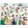 Wooden educational puzzle winter sports Rolf