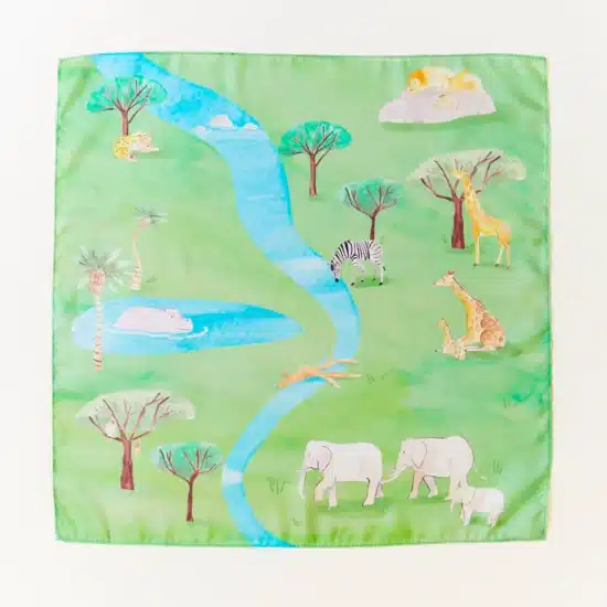 Mini playsilk safari playmap Sarah's Silks