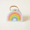 Small rainbow suitcase Sarah's Silks