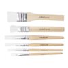 Brushes starter set natural wood 6 pcs. Rolf