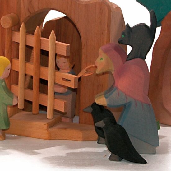 Ostheimer fairy tale worlds range figures Wooden toy witch