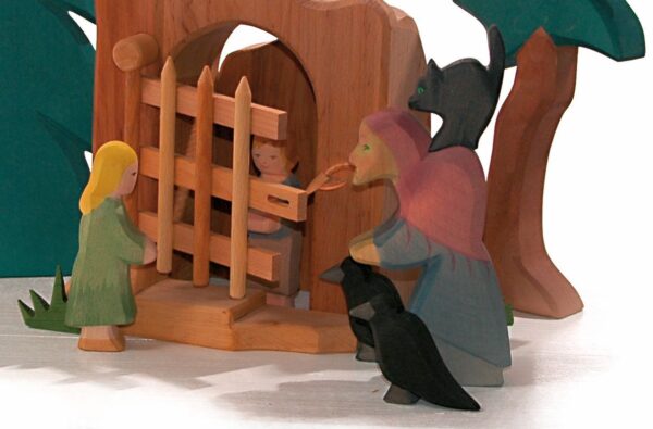 Ostheimer fairy tale worlds range figures Wooden toy witch