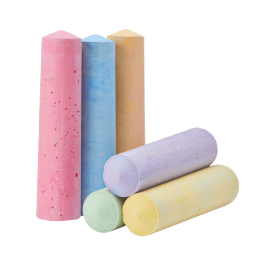 Toxin-free sidewalk chalk box of 6 Rolf