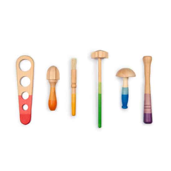 Wooden toy tools set Grapat