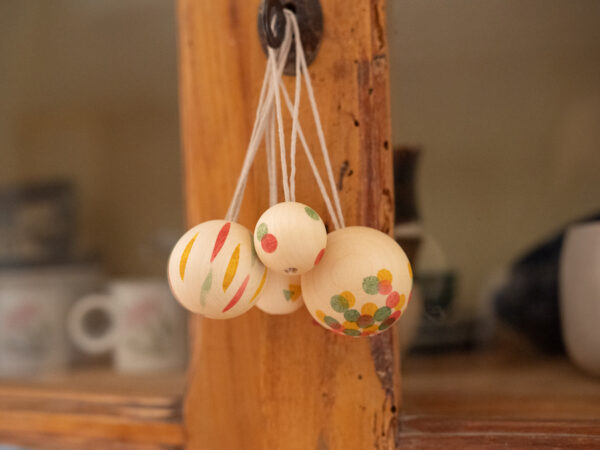 wooden ornaments no. 5 wonder balls bells Grapat 2024 Christmas collection