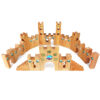 Large fairytale castle blocks set Bauspiel