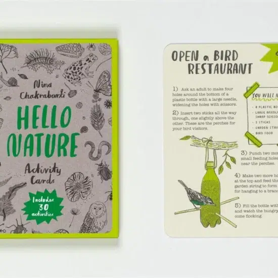 Hello nature activity cards Nina Chakrabarti