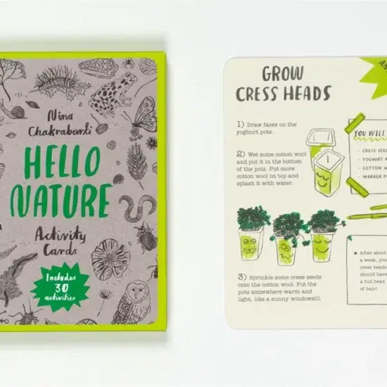 Hello nature activity cards Nina Chakrabarti