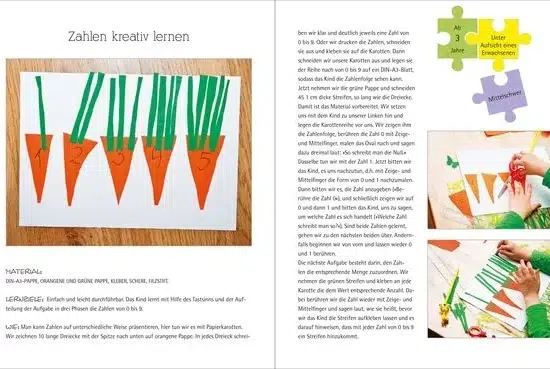 Montessori, Ideen für zu Hause (Montessori, ideas for the home) guide book (in German) Chiara Piroddi