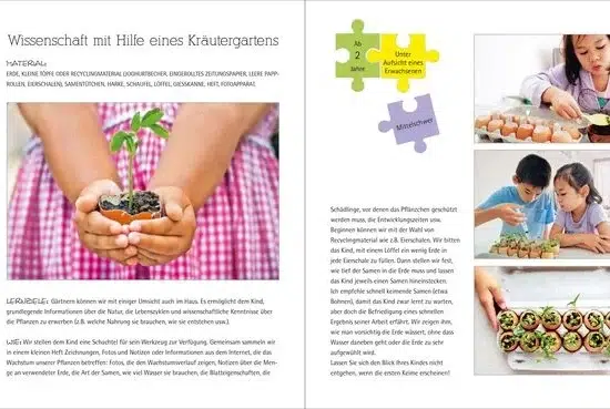 Montessori, Ideen für zu Hause (Montessori, ideas for the home) guide book (in German) Chiara Piroddi