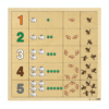 Wooden counting lotto puzzle 1-5 Rolf