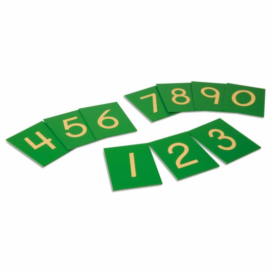Sandpaper numerals US version Nienhuis Montessori