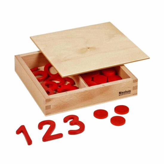 Alternative view of Cut-out numerals and counters: international version - Nienhuis Montessori