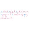 Large movable alphabet US cursive Nienhuis Montessori