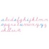 Large movable alphabet US cursive Nienhuis Montessori