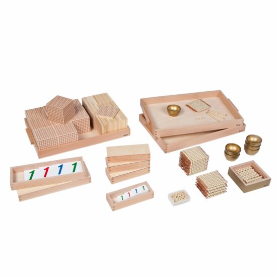 Golden bead material individual beads (glass) - Nienhuis Montessori