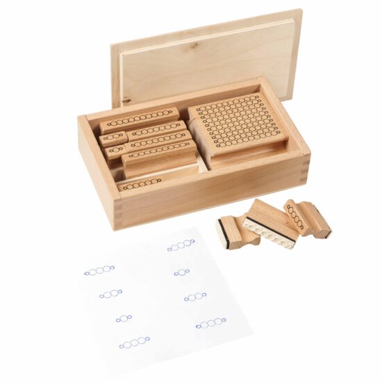 Bead stamps Nienhuis Montessori