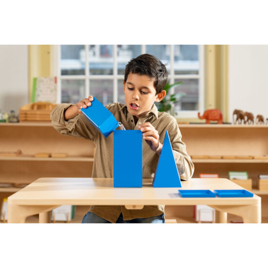 Metal volume containers Nienhuis Montessori