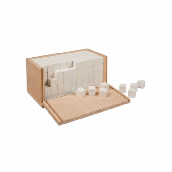 Volume box with 250 cubes - Nienhuis Montessori