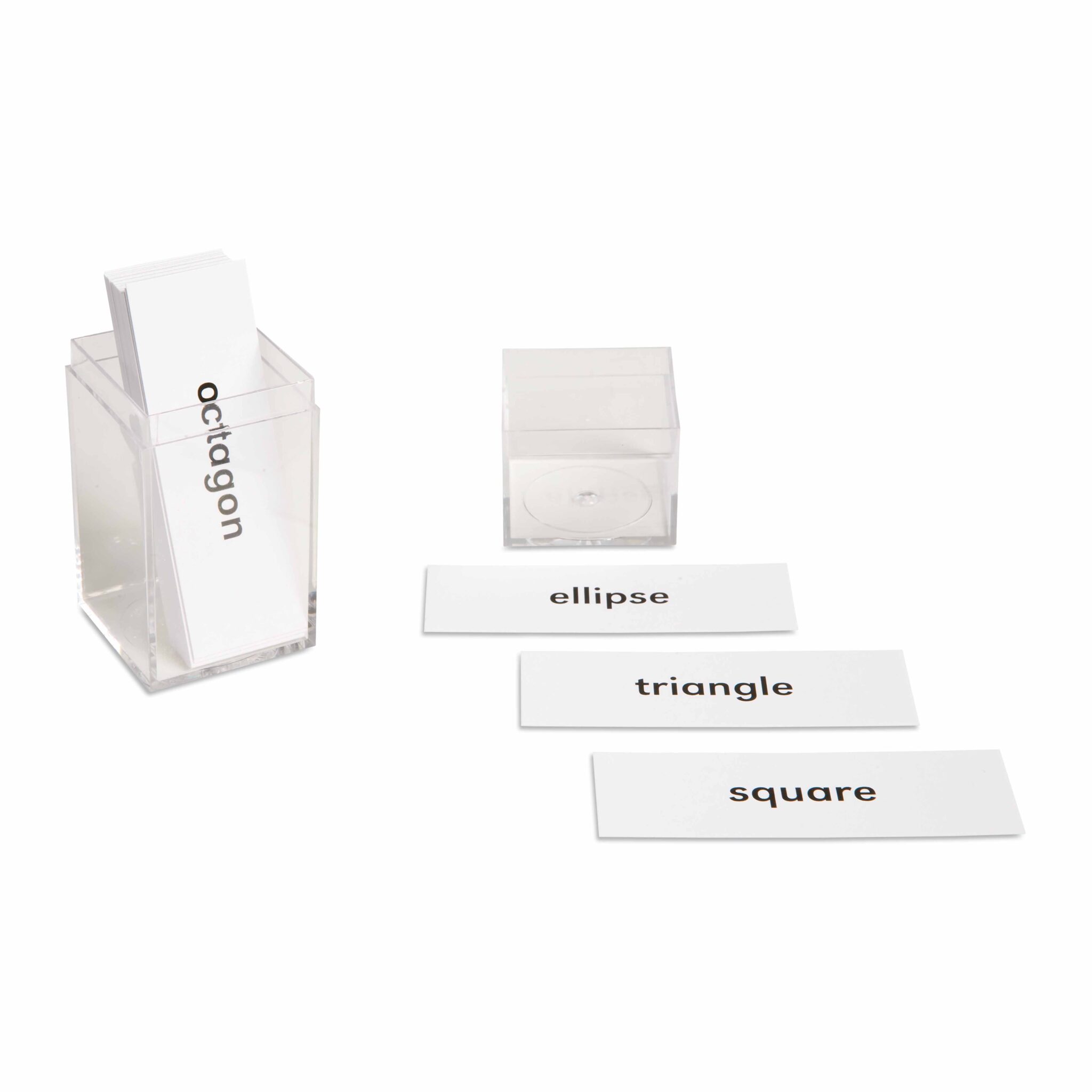 Geometric beginning labels - Nienhuis Montessori