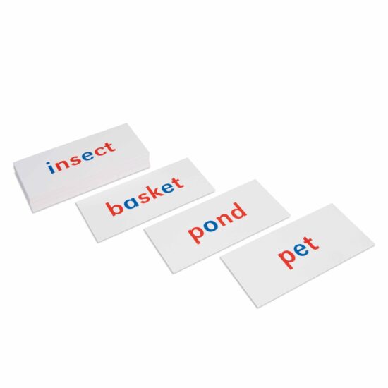Phonetic flash cards - Nienhuis Montessori
