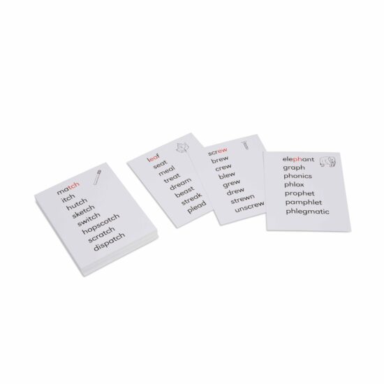 Phonogram cards - Nienhuis Montessori