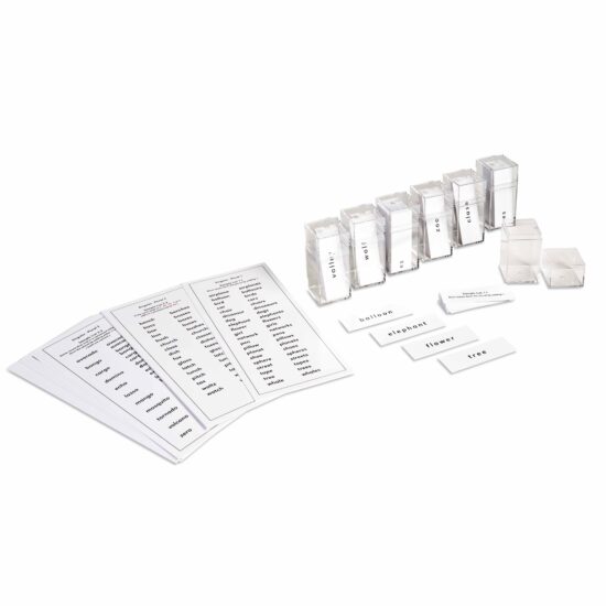 Singular and plural noun exercises - Nienhuis Montessori