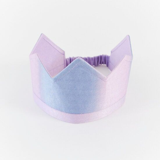 Reversible silk Waldorf birthday crown flower power Sarah's Silks