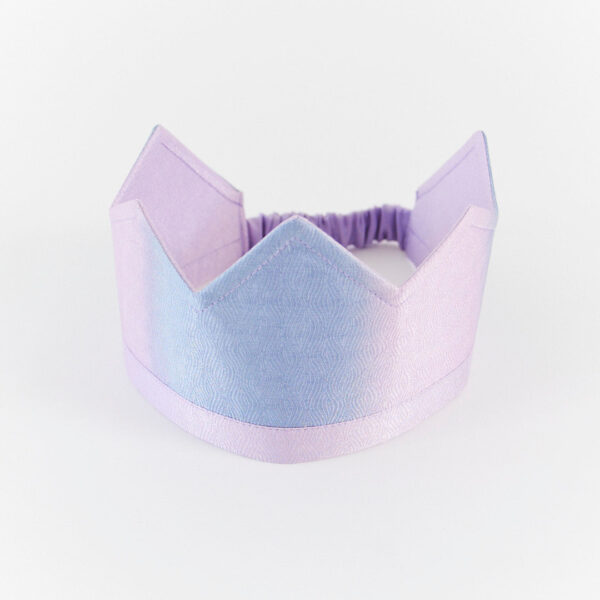 Reversible silk Waldorf birthday crown flower power Sarah's Silks