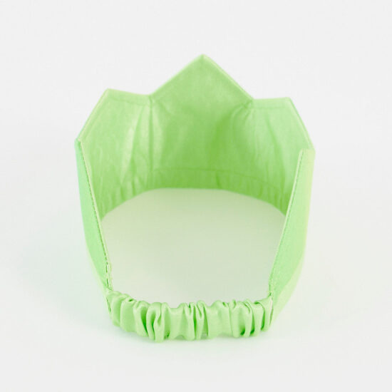 Reversible silk Waldorf birthday crown willow in the wind Sarah's Silks