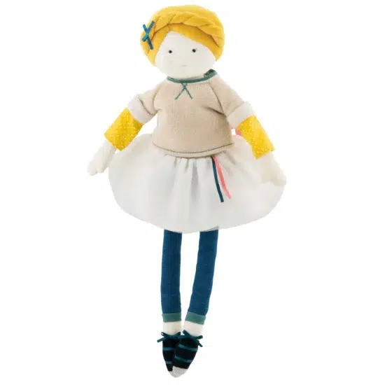 Fabric Doll Les Parisiennes Mlle Eglantine Moulin Roty