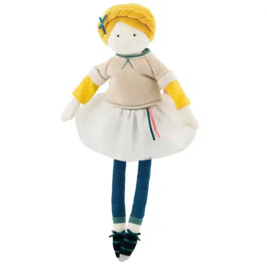 Fabric Doll Les Parisiennes Mlle Eglantine Moulin Roty