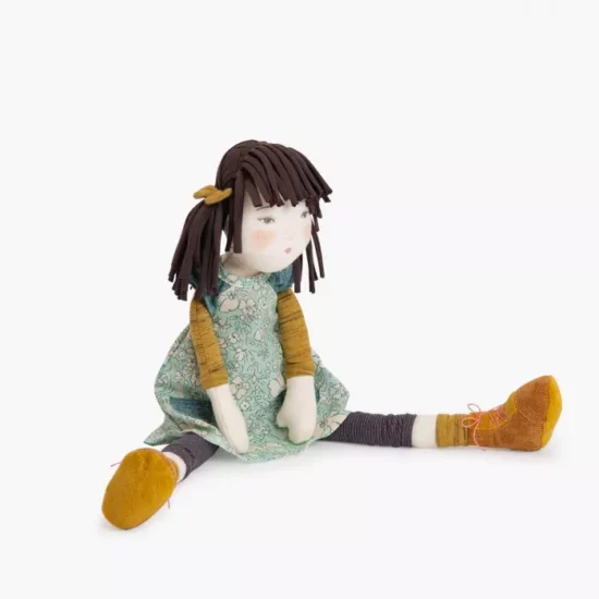 Fabric rag Doll Les Rosalies Iris Moulin Roty