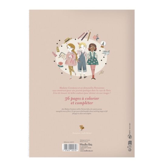 Les Parisiennes colouring book Moulin Roty