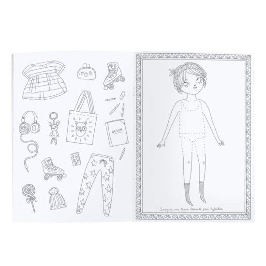 Les Parisiennes colouring book Moulin Roty
