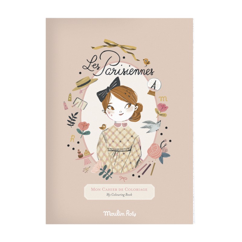 Les Parisiennes colouring book Moulin Roty