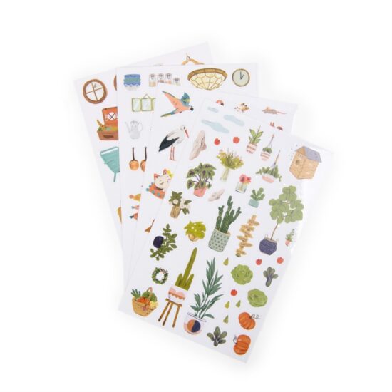 Les Parisiennes sticker book Moulin Roty