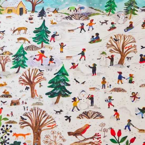 Playsilk seek & find snowy day Sarah's Silks